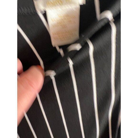 Matty M. black and white strip maxi skirt size S - Picture 3 of 4